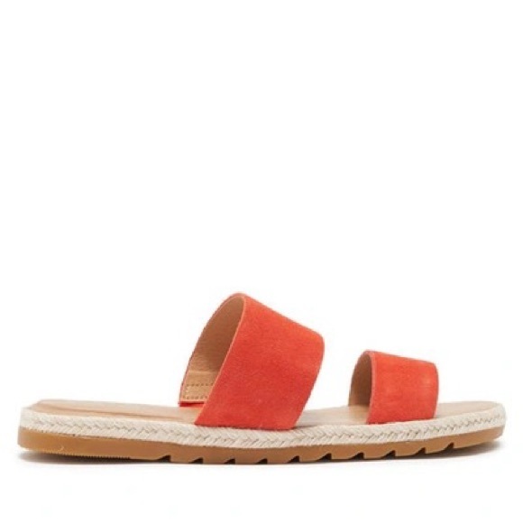 SOREL Ella Ii Slide Sandal In Signal Red 6 - Picture 2 of 11